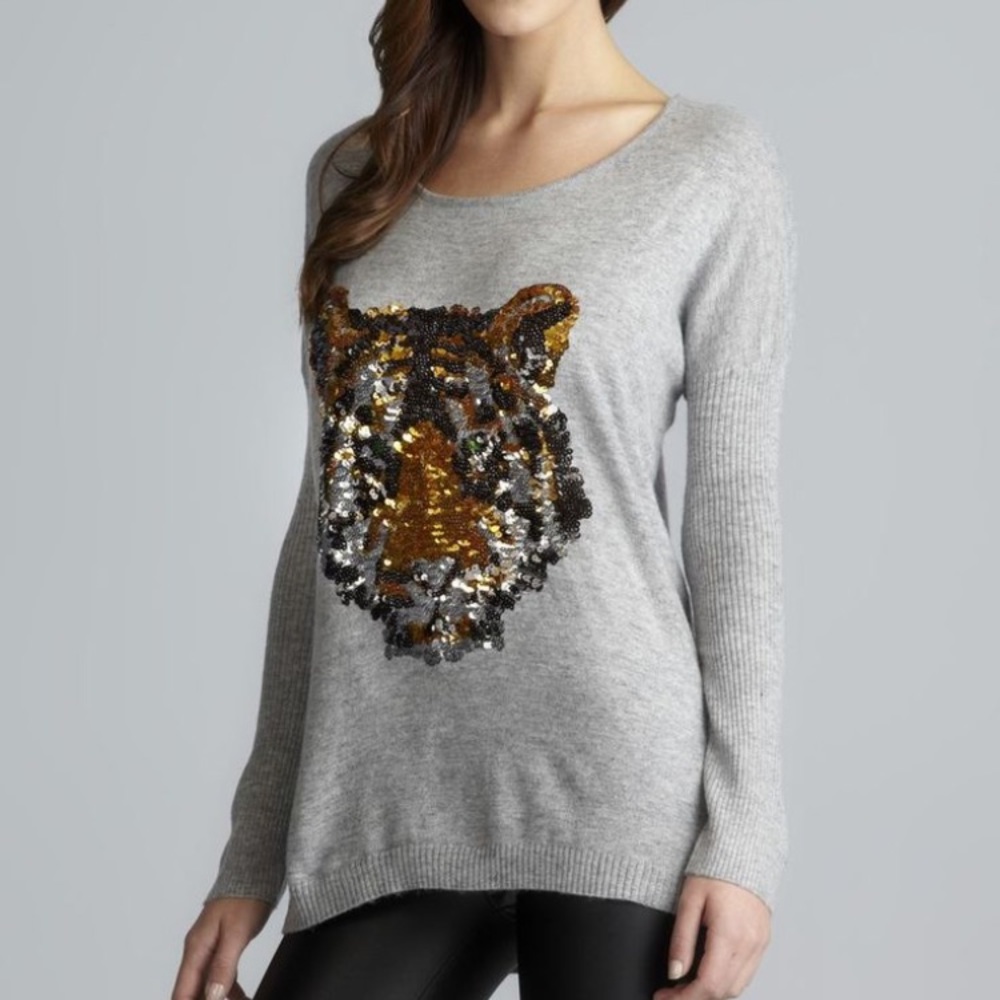 HIP Sequin tiger top